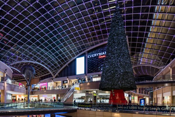 trinity leeds giant christmas tree