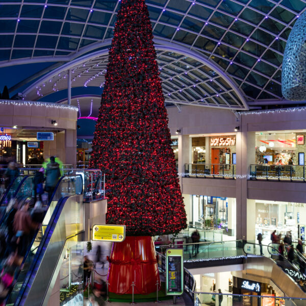 trinity leeds giant christmas tree
