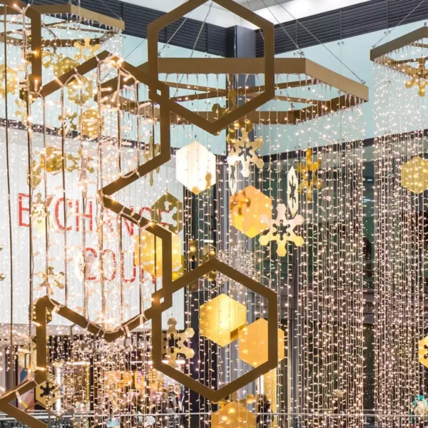 Manchester Arndale Christmas lighting project