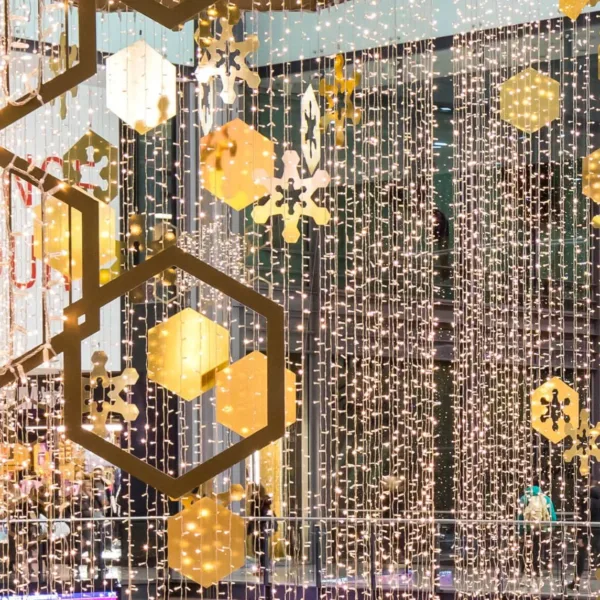 Manchester Arndale Christmas lighting project