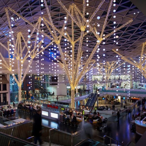 shopping centre christmas light project