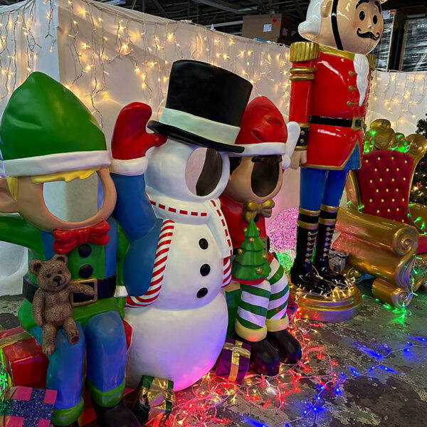 fibreglass christmas props