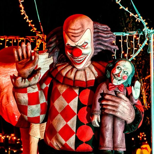 Halloween props and statues