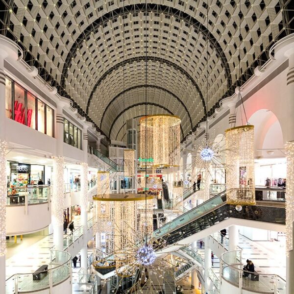 shopping centre christmas lights