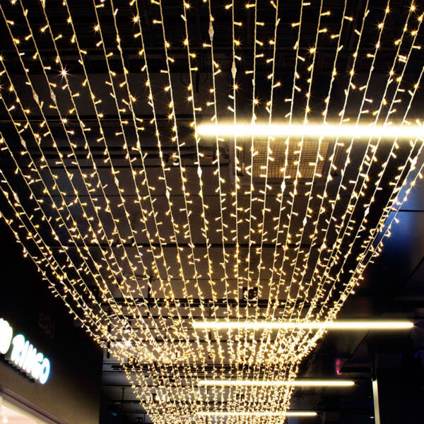 ceiling of lights by MK Illumination