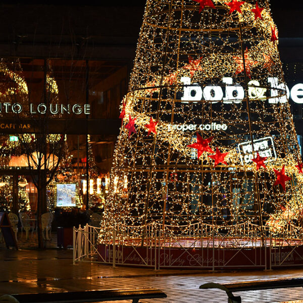 The Rock Christmas Lights by MK Illumination