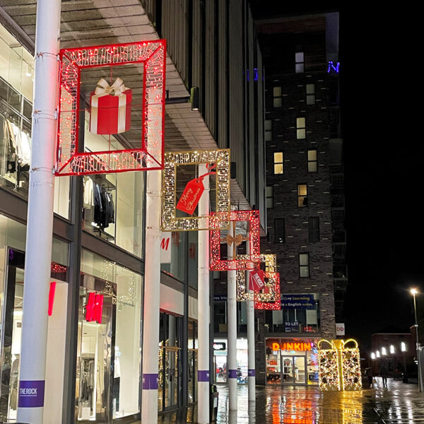 The Rock Christmas Lights by MK Illumination