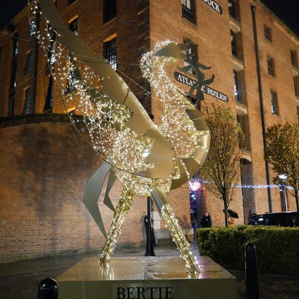 Royal Albert Dock Christmas 2023 by MK Illumination