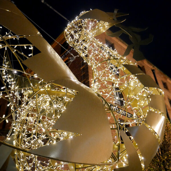 Liverpool Royal Albert Dock Christmas Lights by MK Illumination