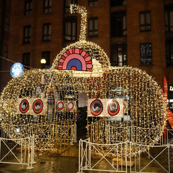 Royal Albert Dock Christmas 2023 by MK Illumination