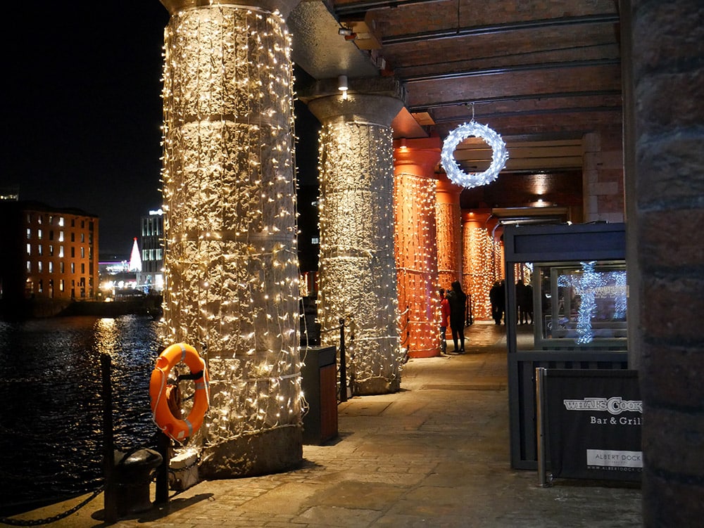 Royal Albert Dock Christmas 2023 by MK Illumination