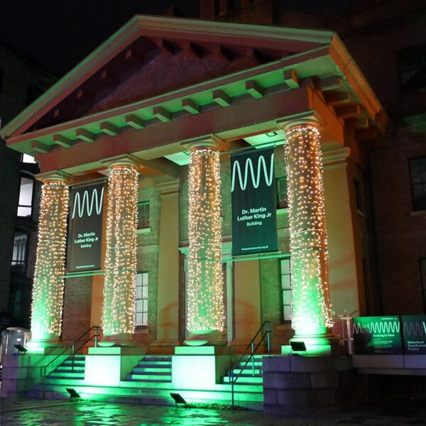 Royal Albert Dock Christmas 2023 by MK Illumination