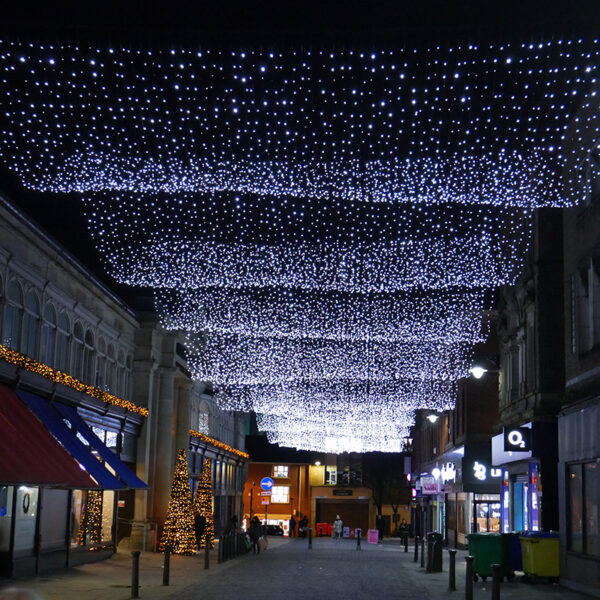 Bolton Town Centre Christmas Lights by MK Illumination