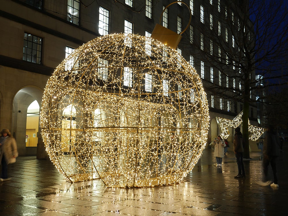 Manchester Christmas Lights by MK Illumination