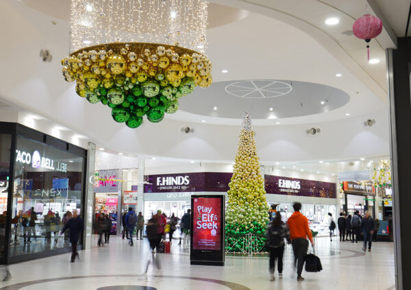 Frenchgate Shopping Centre Christmas Lights MK Illumination