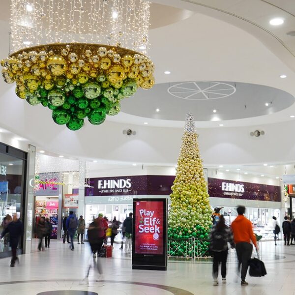 Frenchgate Shopping Centre Christmas Lights MK Illumination