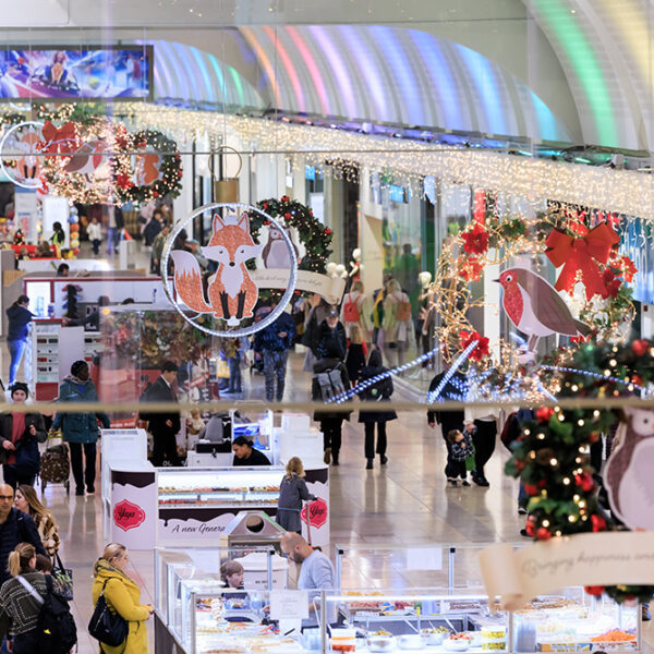 Southside Shopping Centre Christmas lights by MK Illumination