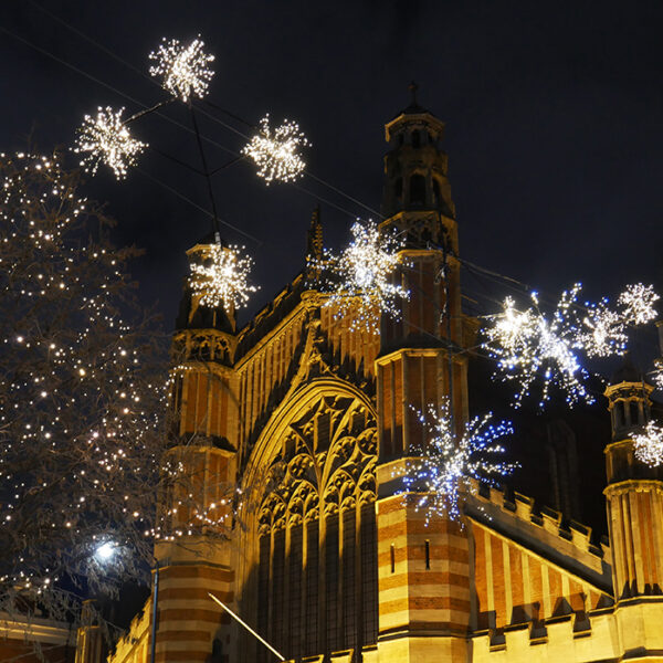 London Sloane street Christmas lights by MK Illumination