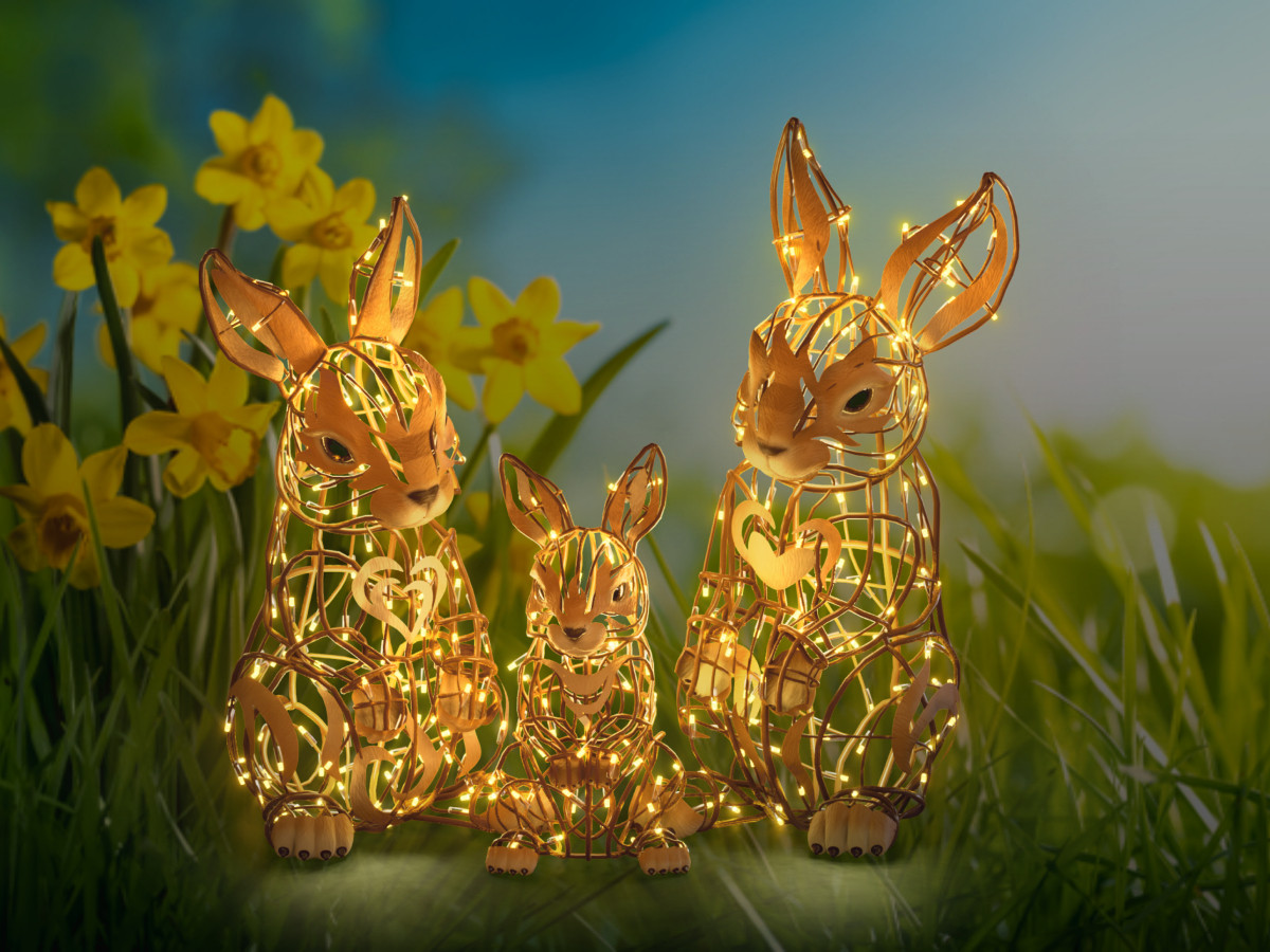 Commercial Easter Lighting Bunnies