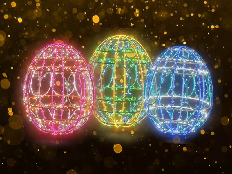 Illuminated Easter Eggs