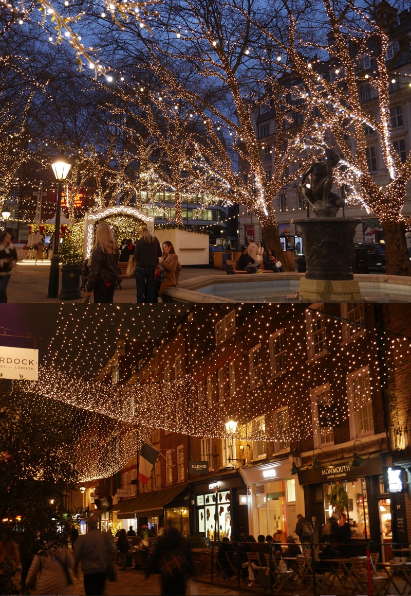 city and town centre Christmas lighting