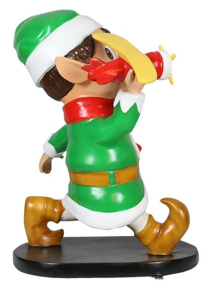 Santa Elf with Toy Plane, 76x58x82cm - Image 5