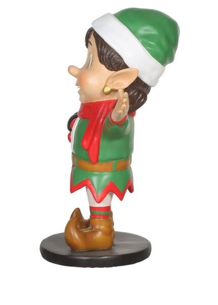 Santa Elf with Doll, 62x40x90cm - Image 3