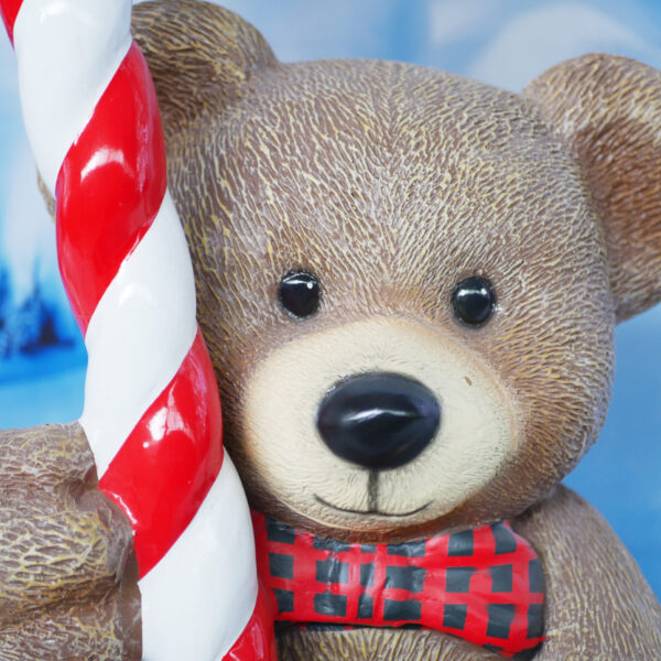 Teddy Bear with Merry Christmas Sign 70cm x 135cm x 60cm - Image 6