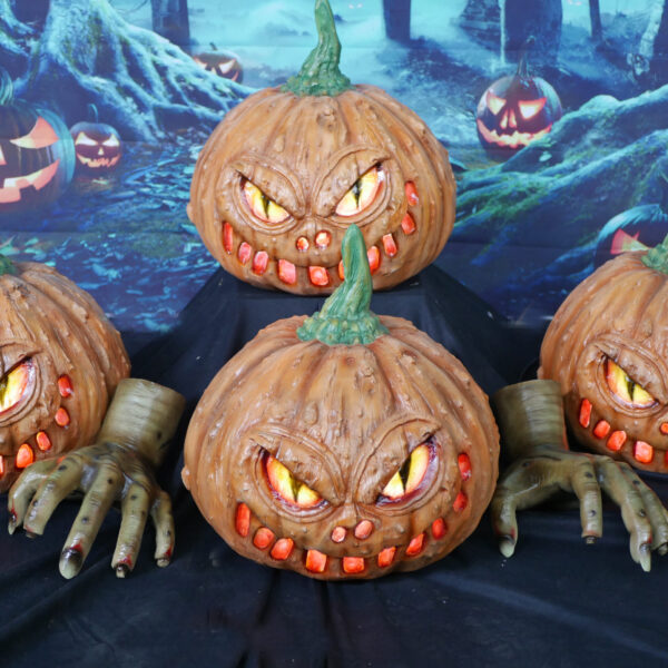 Monster Pumpkin with Light 65cm x 70cm x 60cm - Image 5