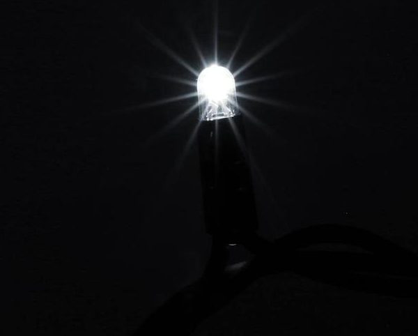 String Lite® 8m, LEDww w/wh Flash, transparent pvc cable - Image 4