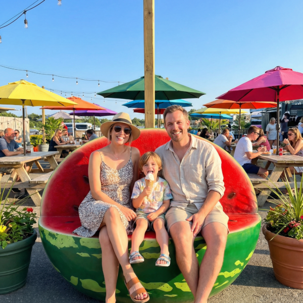 Watermelon Bench Prop