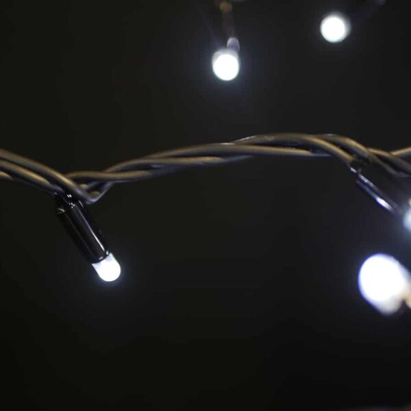 String Lite QF+® 105 LEDwh, 15 flash LEDwh, 12m black cable, 230V, 10,5W - Image 5