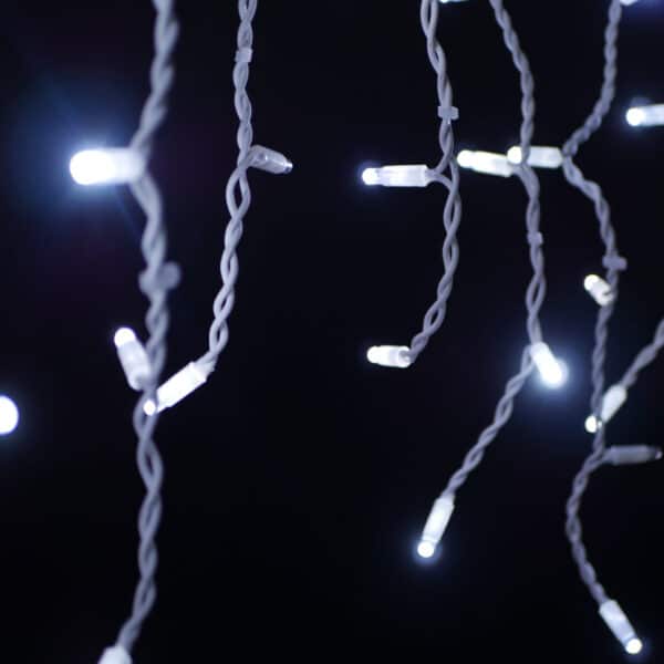 Ice Lite®QF+, 102 LEDwh, 12 flash LEDwh 3mx 0,5m, white cable, 230V, 7W - Image 5