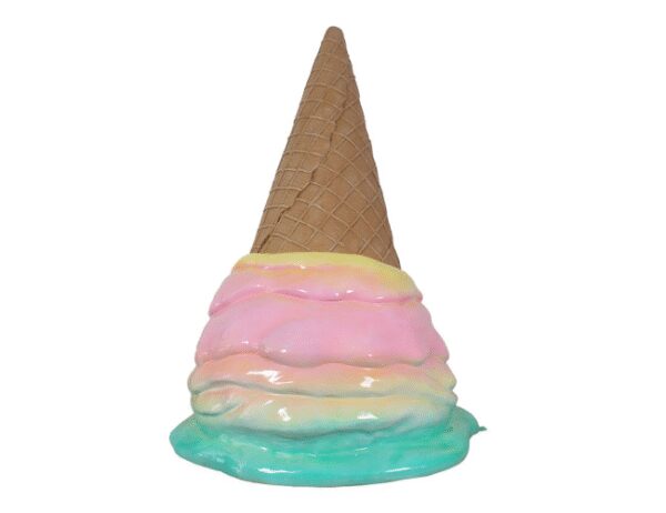 Melted Ice Cream Upside Down 100cmx 100cm x 95cm (WxHxD) - Image 4