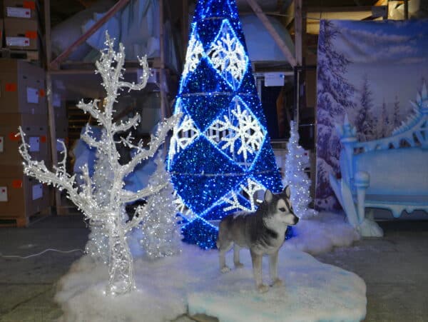 Display Tree White, 130cm x 210cm x 80cm (WxHxD) - Image 6