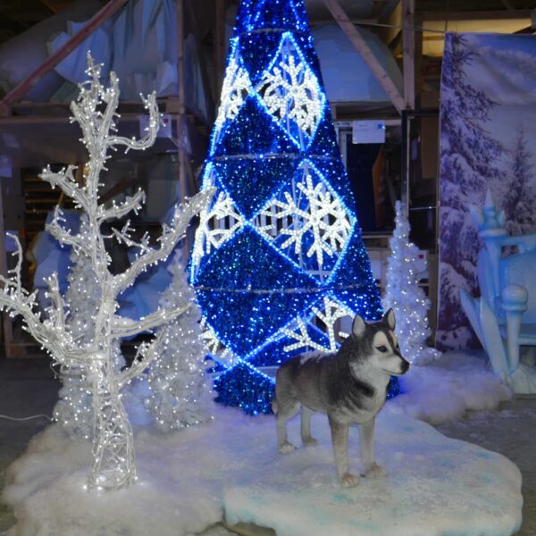 Display Tree White, 130cm x 210cm x 80cm - Image 6