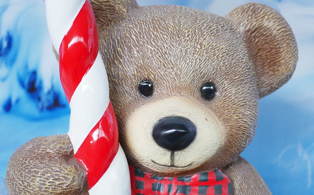 cute christmas bear prop