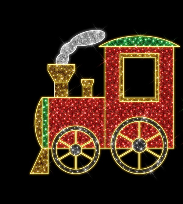 Train Photo Op, 250x240cm, 24v, 5m Power Cord, IP65 Plug