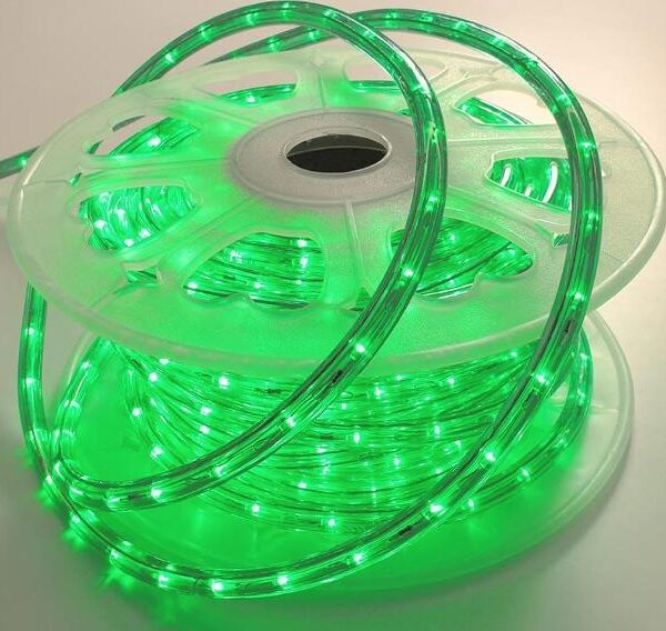 Rope Light 30, QF+, ø13mm x20m, LEDgr, Cut Every:0,33m/10LED - Image 4