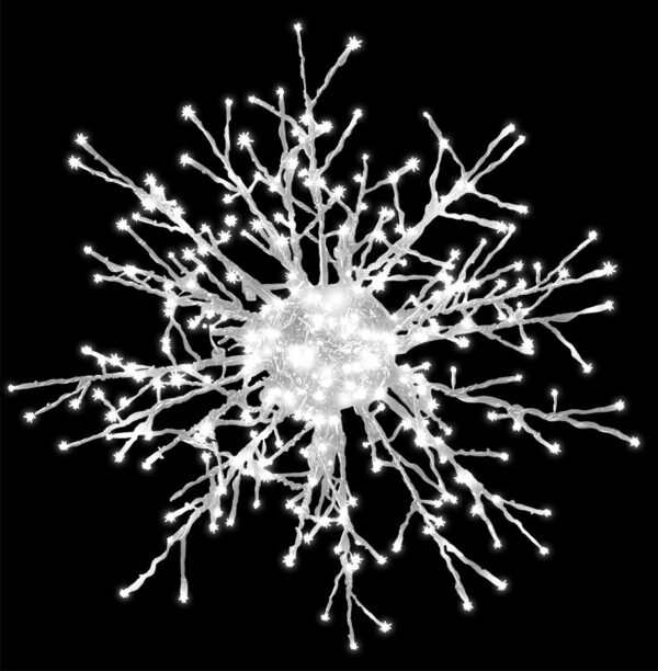 Antares, ø85cm, 420 LEDwh, Aluminium White Powder Coated - Image 2