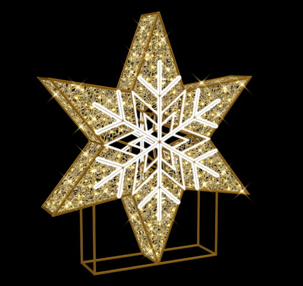 Star, 173x30x200cm, 24v, 5m Power Cord, IP65 Plug
