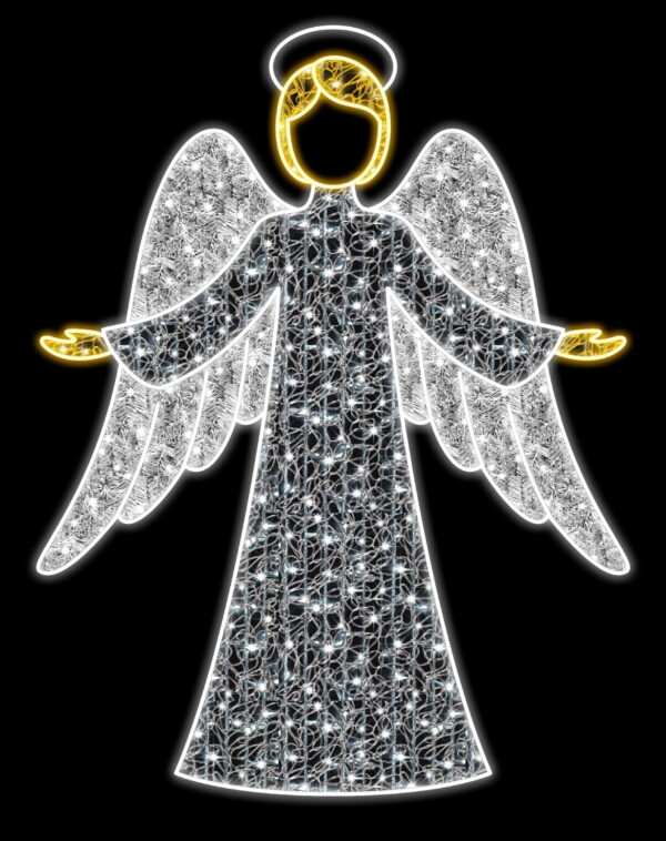 Angel 2 Photo Op, 195cm x 150cm, 24v, 5m Power Cord, IP65 Plug