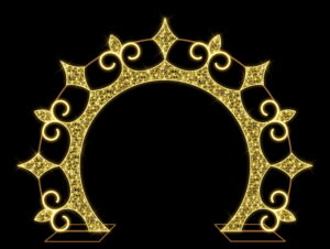 161-099 Crown Archway, 430x310cm, 36v