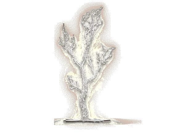 Display Tree White, 130cm x 210cm x 80cm