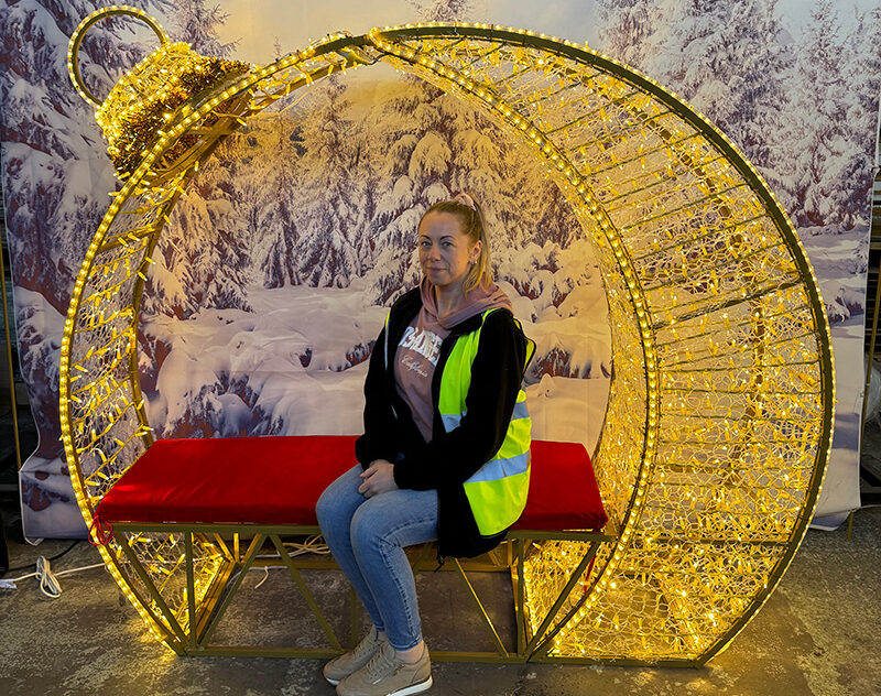 Christmas Bauble Archway Prop