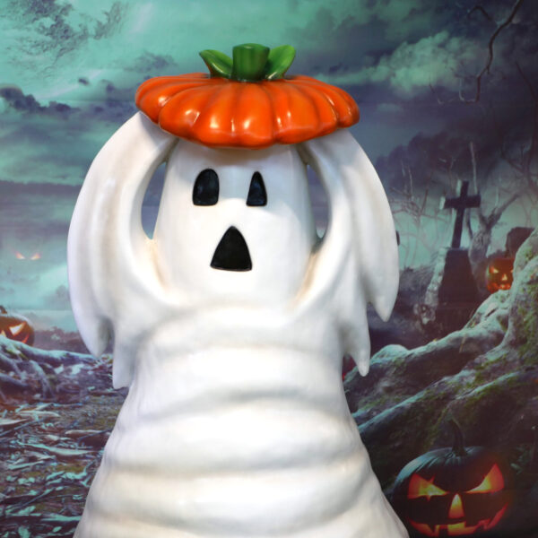 Ghost Hiding in Pumpkin, 76cm x 152cm x 73cm - Image 6