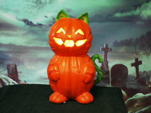 Pumpkin Cat 35cm x 65cm x 40cm - Image 5