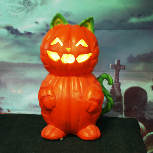 Pumpkin Cat 35cm x 65cm x 40cm - Image 5