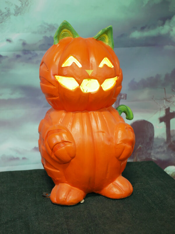Pumpkin Cat 35cm x 65cm x 40cm - Image 6