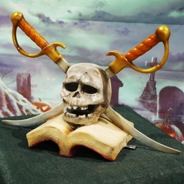 Skull on a Book, 25cm x 60cm x 50cm - Image 5